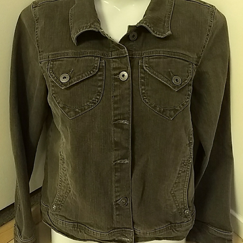 Gloria Vanderbilt jean jacket women's size small